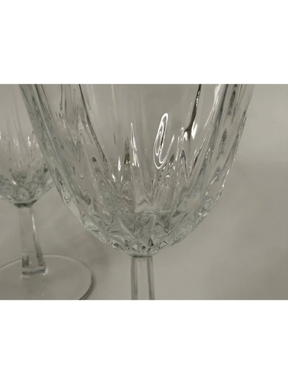 Crystal d'Arques Durand Diamante Clear Water Goblet, 6.25